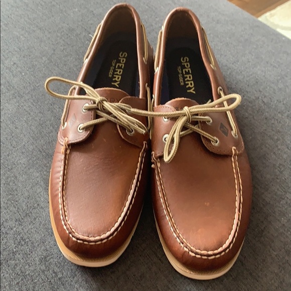 Sperry Other - Sperry Top Slider- Dark Tan Leather